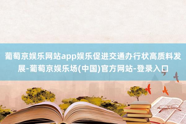 葡萄京娱乐网站app娱乐促进交通办行状高质料发展-葡萄京娱乐场(中国)官方网站-登录入口